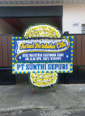 Papan Bunga Duka di Mamburungan Timur