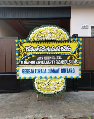 Papan Bunga Duka di Mamburungan Timur