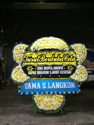Papan Bunga Duka di Mamburungan Timur